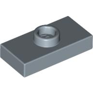 Plate Special 1 × 2 with 1 Stud without Groove (Jumper) Sand Blue