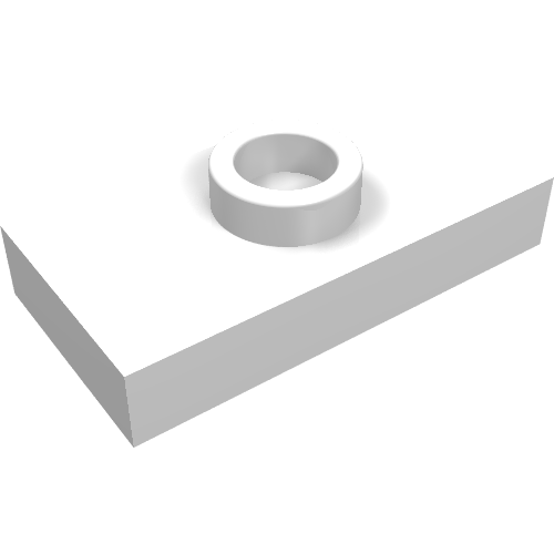 Plate Special 1 × 2 with 1 Stud with Groove (Jumper)
