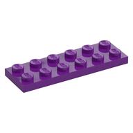 Plate 2 × 6 Purple