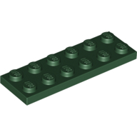 Plate 2 × 6 Dark Green