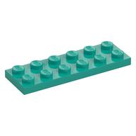 Platte 2 × 6 Dunkeltürkis