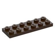 Platte 2 × 6 Dunkelbraun