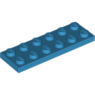 Platte 2 × 6 Dunkelazur