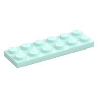 Plate 2 × 6 Light Aqua