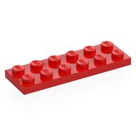 Platte 2 × 6 Rot
