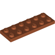 Plate 2 × 6 Dark Orange