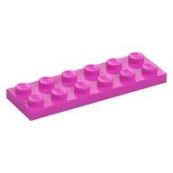 Platte 2 × 6 Dunkelrosa