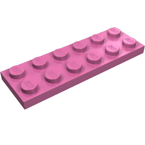 Plate 2 × 6 Light Purple