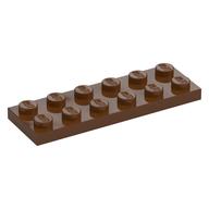 Plate 2 × 6 Reddish Brown
