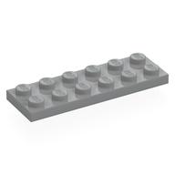 Plate 2 × 6 Light Bluish Gray