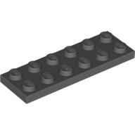 Platte 2 × 6 Dunkelgrau