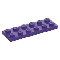 Platte 2 × 6 Dunkellila