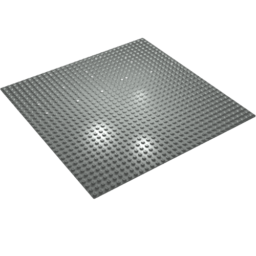 Baseplate 32 × 32 with Dots Print [7838] Hellgrau