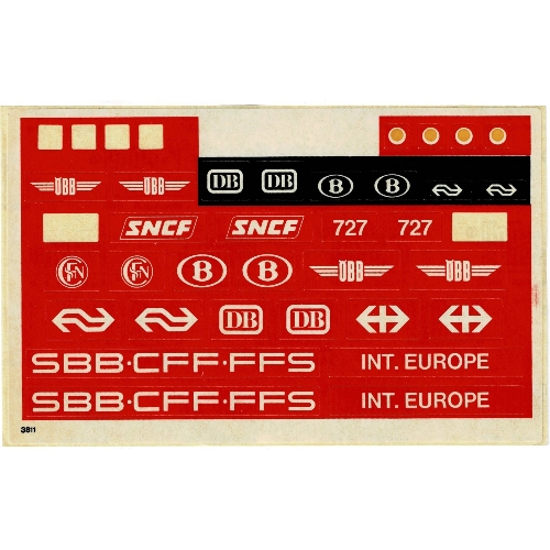 Sticker Sheet for Set 727-1 [No Color/Any Color]