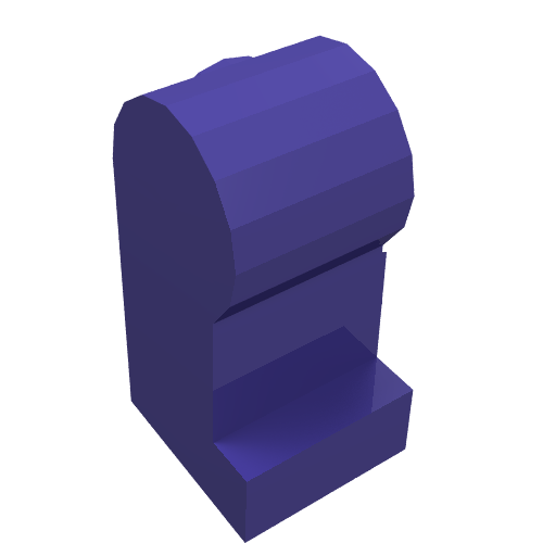 Leg, Right Dark Purple