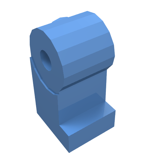 Leg, Left Medium Blue