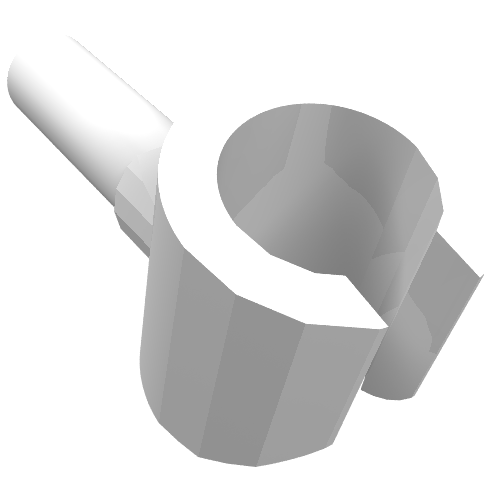 Minifigur Hand Weiß