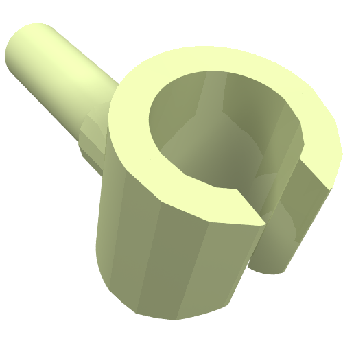Minifig Hand Yellowish Green