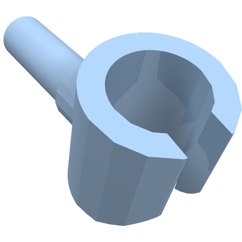 Minifig Hand Bright Light Blue