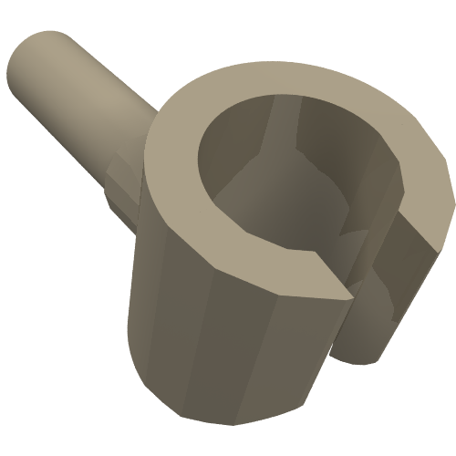 Minifigur Hand Dunkelbeige
