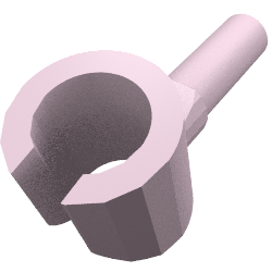 Minifig Hand Bright Pink
