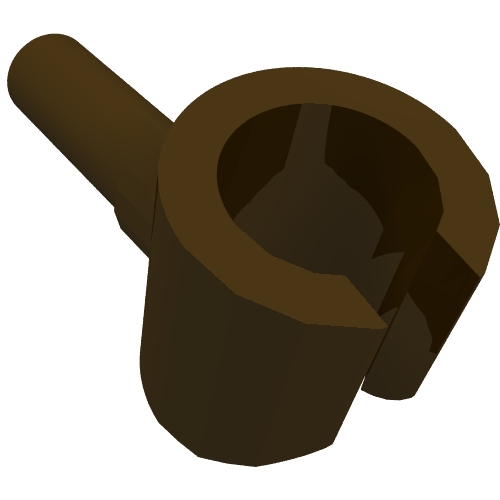 Minifigur Hand Dunkelbraun