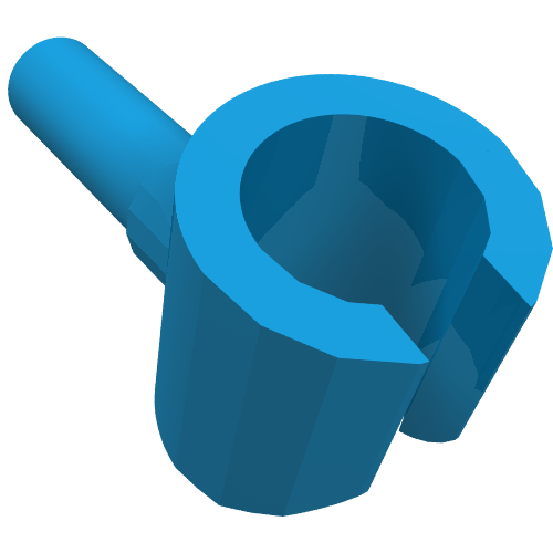 Minifig Hand Dark Azure