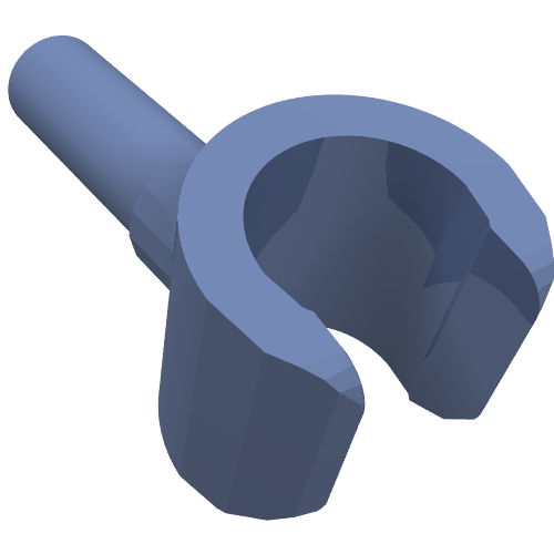 Minifigur Hand Sandblau