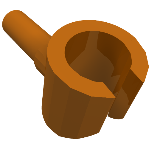 Minifig Hand Dark Orange
