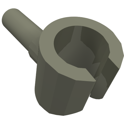 Minifigur Hand Dunkelgrau
