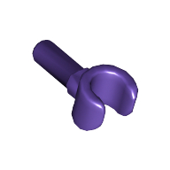 Minifigur Hand Dunkellila