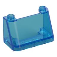 Windschutzscheibe 2 × 4 × 2 Transparent-Dunkelblau
