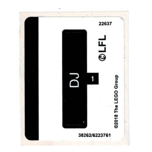 Sticker Sheet for Set 40298-1 [No Color/Any Color]