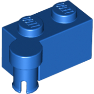 Scharnier Stein 1 × 4 [oberer] Blau