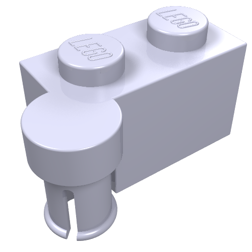 Hinge Brick 1 × 4 [Upper] Light Violet