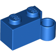 Scharnier Stein 1 × 4 [unterer] Blau