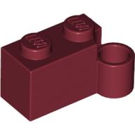 Scharnier Stein 1 × 4 [unterer] Dunkelrot