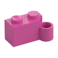 Hinge Brick 1 × 4 [Lower] Medium Dark Pink