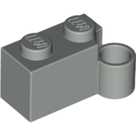 Scharnier Stein 1 × 4 [unterer] Hellgrau