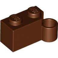 Hinge Brick 1 × 4 [Lower] Reddish Brown