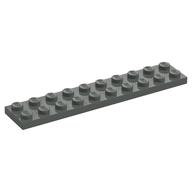 Platte 2 × 10 Dunkelgrau