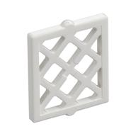 Window Pane Latticed 1 × 2 × 2 White