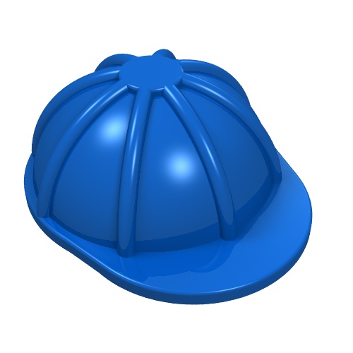Helmet, Construction / Hard Hat Blau