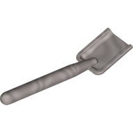 Equipment Shovel [Rounded Handle End] Flat Silver