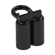 Minifig Neckwear Airtanks with Large Holes Black