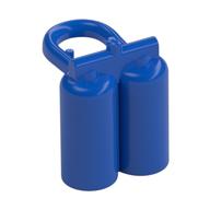 Minifig Neckwear Airtanks with Large Holes Blue