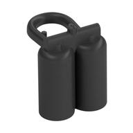 Minifig Neckwear Airtanks with Large Holes Pearl Titanium
