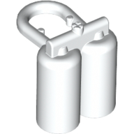Minifig Neckwear Airtanks with Large Holes White