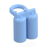 Minifig Neckwear Airtanks with Large Holes Leuchtendes Hellblau