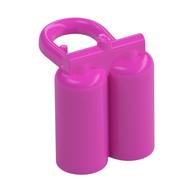 Minifig Neckwear Airtanks with Large Holes Dark Pink
